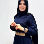 عبا پیراهنی سورمه ای