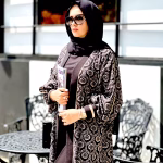 مانتو عبایی طرحدار موریک